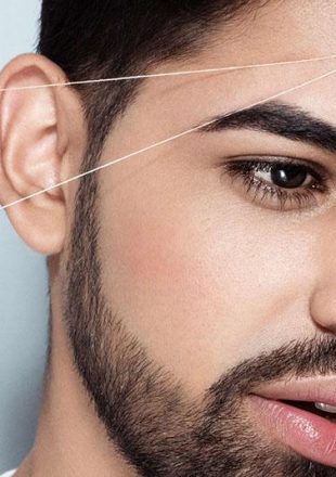 eyebrow threading for men at home